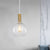 Single-Bulb Orb/Barn/Dome Pendant Lighting Fixture Industrial Brass Clear Glass Hanging Ceiling Light Gold Globe Clearhalo 'Ceiling Lights' 'Close To Ceiling Lights' 'Glass shade' 'Glass' 'Industrial Pendants' 'Industrial' 'Middle Century Pendants' 'Pendant Lights' 'Pendants' 'Tiffany' Lighting' 1871888