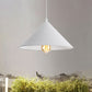 Conic Shade Coffee Shop Ceiling Fixture Macaron Style Metallic 1 Bulb Black/White/Pink Pendant Light Fixture Clearhalo 'Ceiling Lights' 'Modern Pendants' 'Modern' 'Pendant Lights' 'Pendants' Lighting' 1871915