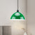 Metal Black/Gray Suspension Lamp Dome Shade 1 Bulb Industrial Style Pendant Light for Dining Room, 12"/14" W Green Clearhalo 'Art Deco Pendants' 'Black' 'Cast Iron' 'Ceiling Lights' 'Ceramic' 'Crystal' 'Industrial Pendants' 'Industrial' 'Metal' 'Middle Century Pendants' 'Pendant Lights' 'Pendants' 'Rustic Pendants' 'Tiffany' Lighting' 1872333