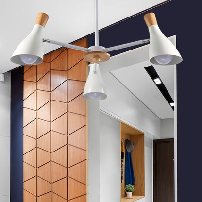 Bottle Baby Bedroom Hanging Light Metal 3 Lights Macaron Loft Chandelier White Clearhalo 'Ceiling Lights' 'Chandeliers' Lighting' options 187234_b7cddac1-26da-4cbd-9fde-061c826138d0