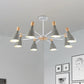 Undertint Bottle Suspension Light 8 Bulbs Macron Modern Metal Chandelier for Hotel Clearhalo 'Ceiling Lights' 'Chandeliers' Lighting' options 187295
