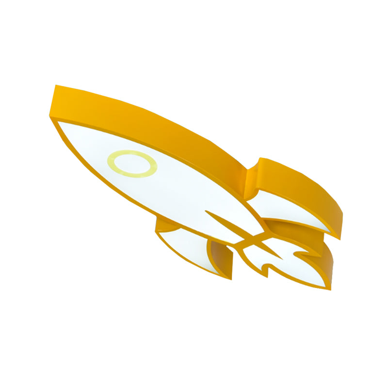 Acrylic Spaceship Ceiling Mount Light Child Bedroom Contemporary Ceiling Lamp Clearhalo 'Ceiling Lights' 'Close To Ceiling Lights' 'Close to ceiling' 'Flush mount' Lighting' 187769