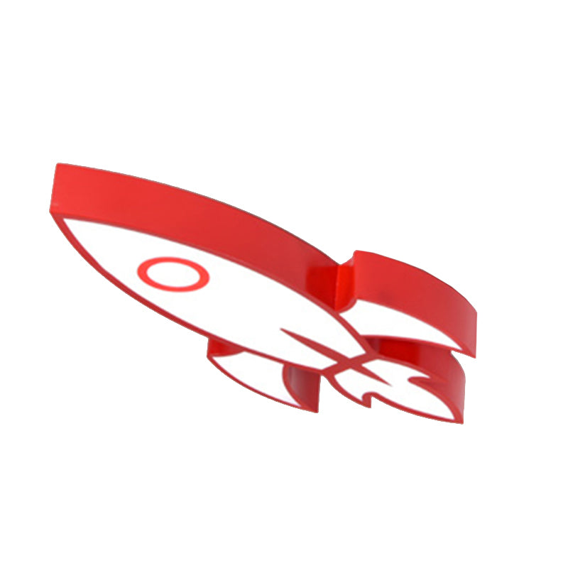 Acrylic Spaceship Ceiling Mount Light Child Bedroom Contemporary Ceiling Lamp Clearhalo 'Ceiling Lights' 'Close To Ceiling Lights' 'Close to ceiling' 'Flush mount' Lighting' 187776