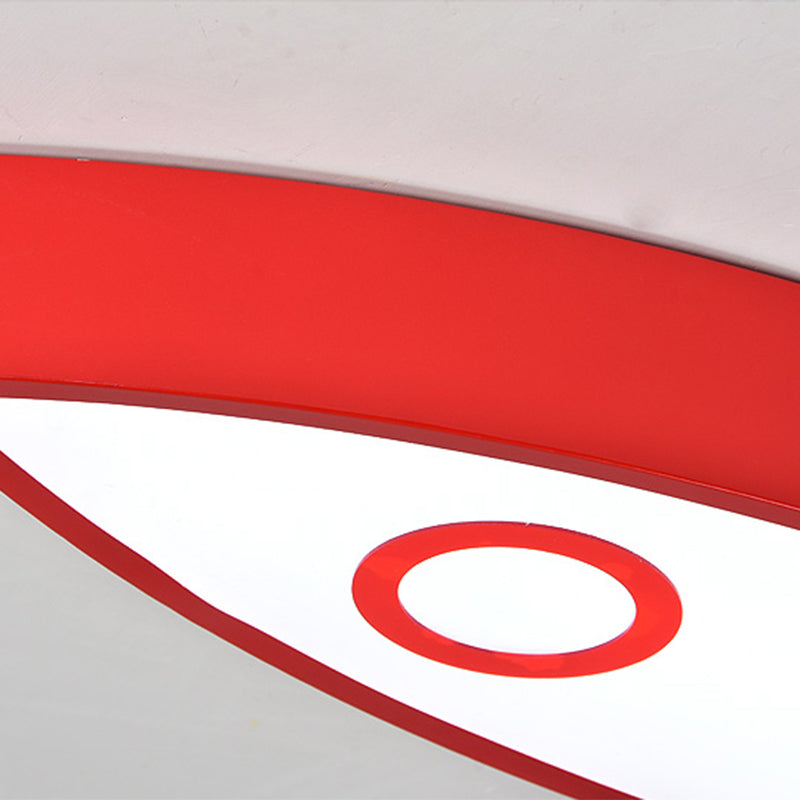 Acrylic Spaceship Ceiling Mount Light Child Bedroom Contemporary Ceiling Lamp Clearhalo 'Ceiling Lights' 'Close To Ceiling Lights' 'Close to ceiling' 'Flush mount' Lighting' 187778