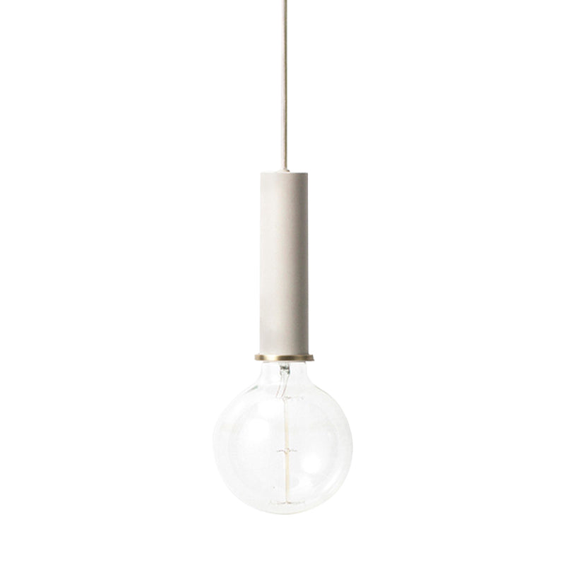 Mini Hanging Light Single Light Macaron Loft Metal Pendant Light in Black/Blue/Pink/White for Cafe Clearhalo 'Ceiling Lights' 'Modern Pendants' 'Modern' 'Pendant Lights' 'Pendants' Lighting' 188062