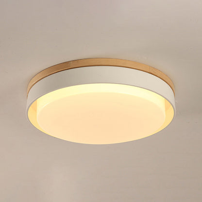 Round Child Bedroom Ceiling Light Acrylic Nordic Style Macaron Colored Flush Mount Light White Clearhalo 'Ceiling Lights' 'Close To Ceiling Lights' 'Close to ceiling' 'Flush mount' Lighting' 188265