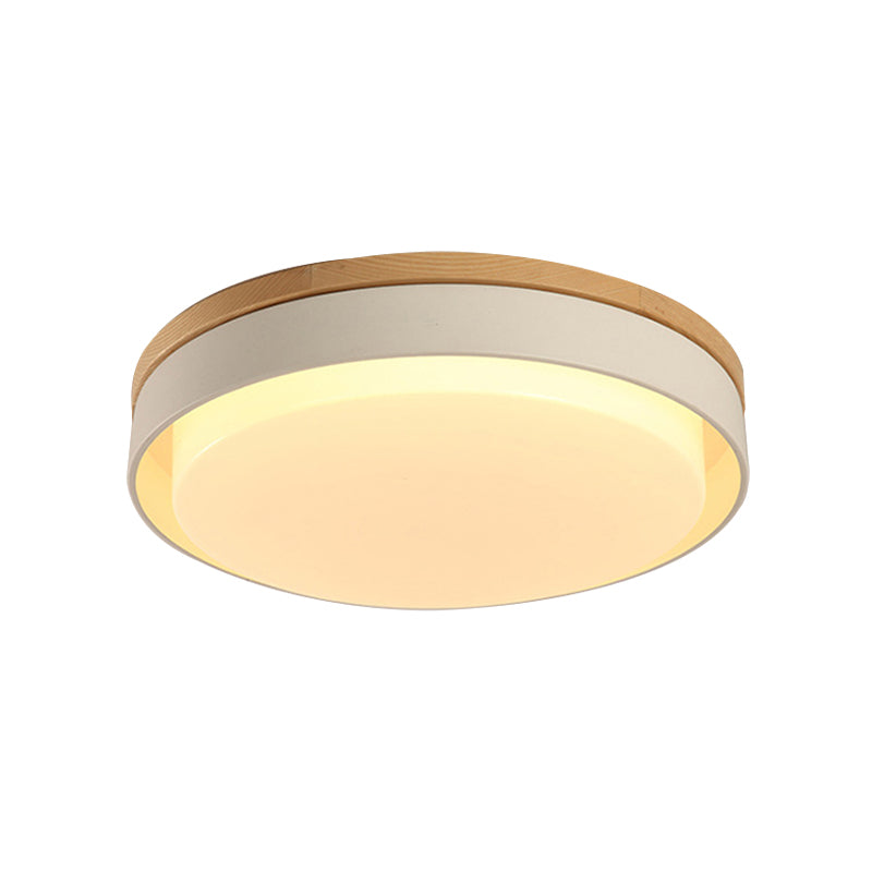 Round Child Bedroom Ceiling Light Acrylic Nordic Style Macaron Colored Flush Mount Light Clearhalo 'Ceiling Lights' 'Close To Ceiling Lights' 'Close to ceiling' 'Flush mount' Lighting' 188266