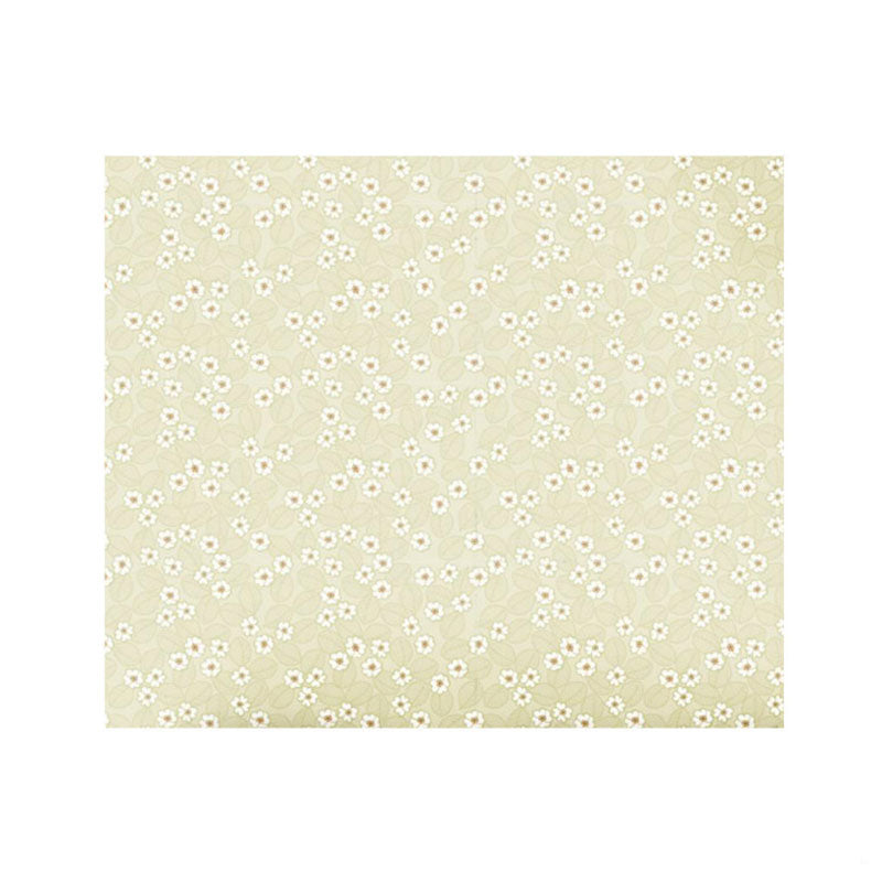 Minimalist Dense Flower Pattern Wallpaper Roll for Girl's Bedroom in Light Green, Easy to Remove, 48.4 sq ft. Clearhalo 'Country wall decor' 'Rustic' 'Wallpaper' Wall Decor' 1883280