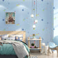 Pastel Boat and Beacon Wallpaper Stain-Resistant Wall Art for Children's Bedroom,Non-Pasted Clearhalo 'Wall Decor' 'Wallpaper' 1883493