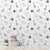 Contemporary Wall Covering Grey and White Giraffe and Elephant Wallpaper Roll, 29.1 sq ft. Black-White Clearhalo 'Wall Decor' 'Wallpaper' 1883530