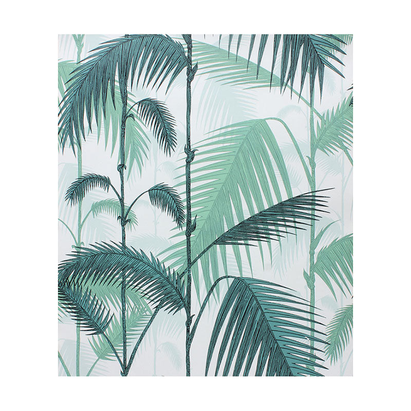 Tropical Plants Wall Covering in Green Non-Pasted Leaves Wall Art, 20.5-inch x 33-foot Clearhalo 'Modern wall decor' 'Modern' 'Wallpaper' Wall Decor' 1883655