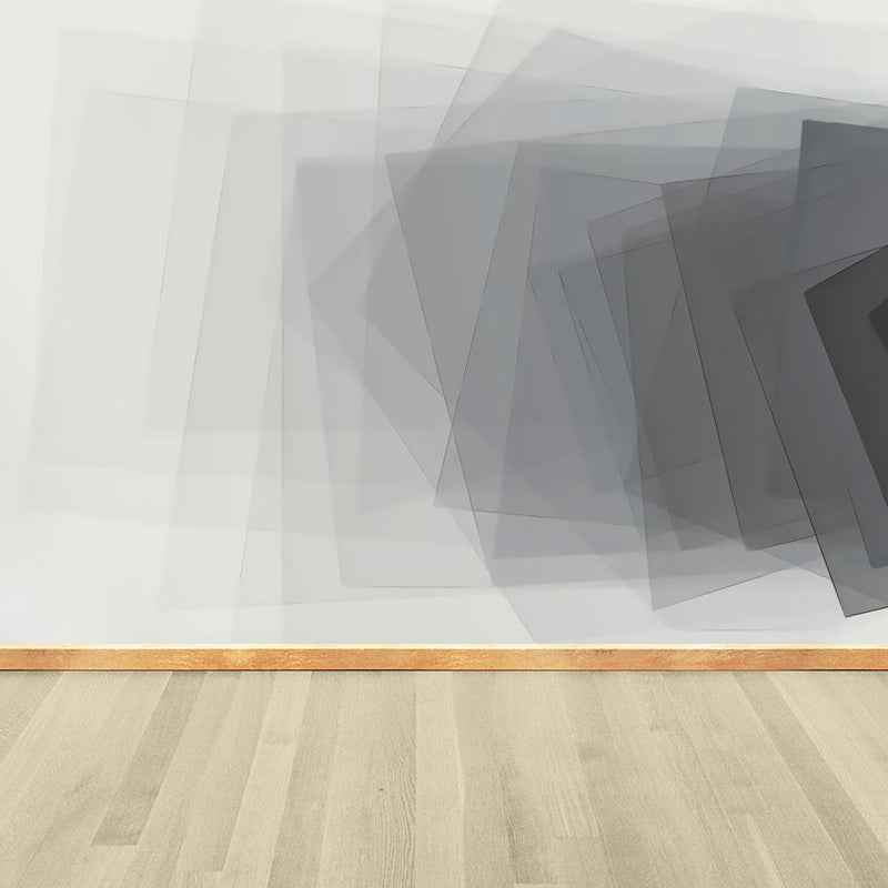 Graffiti Graphic Mural Wallpaper Pastel Color Modern Wall Covering for Living Room Grey Clearhalo 'Wall Decor' 'Wall Mural' 1884929