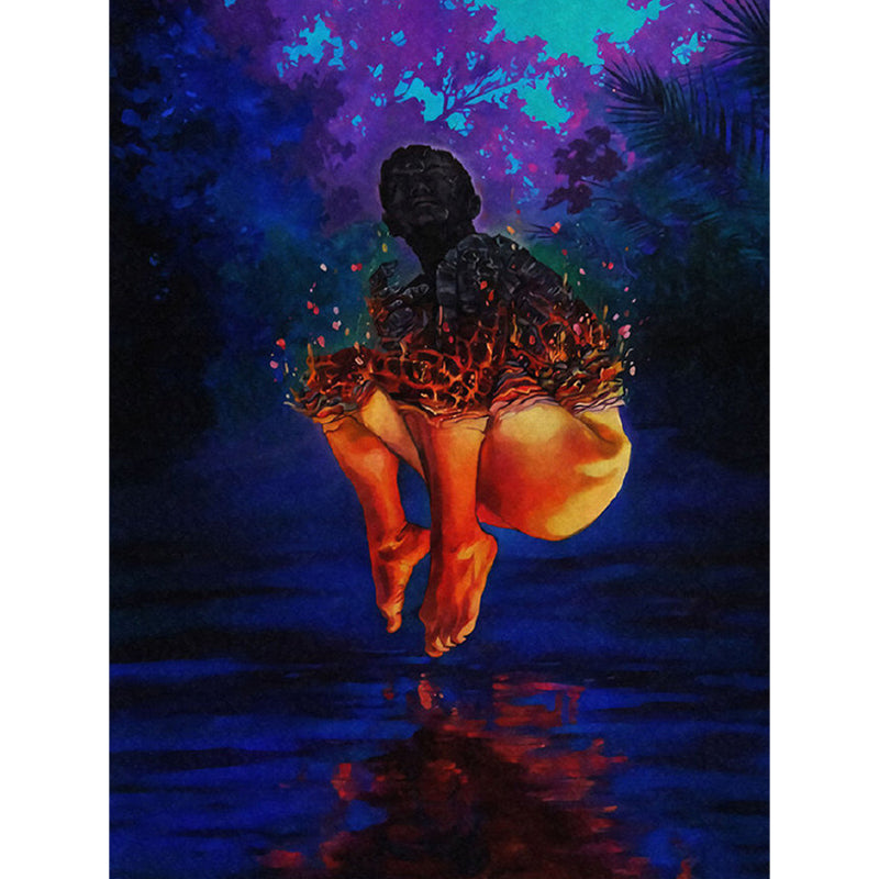 Magical Figure Mural Wallpaper Pastel Color Classic Wall Covering for Drawing Room Clearhalo 'Wall Decor' 'Wall Mural' 1885017