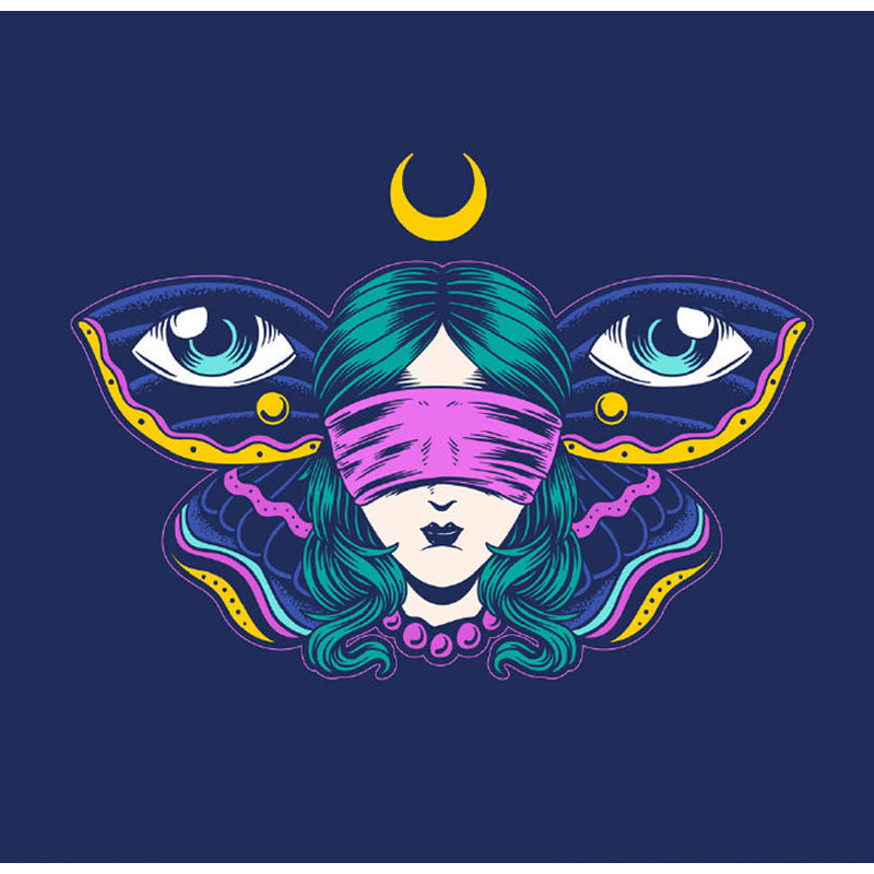 Illustration Magical Pattern Wall Mural Giant Wall Covering for Dining Room, Custom Clearhalo 'Wall Decor' 'Wall Mural' 1885057