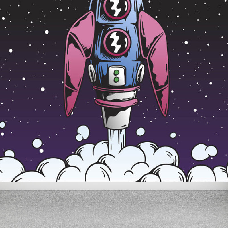 Illustration Magical Pattern Wall Mural Giant Wall Covering for Dining Room, Custom Clearhalo 'Wall Decor' 'Wall Mural' 1885075