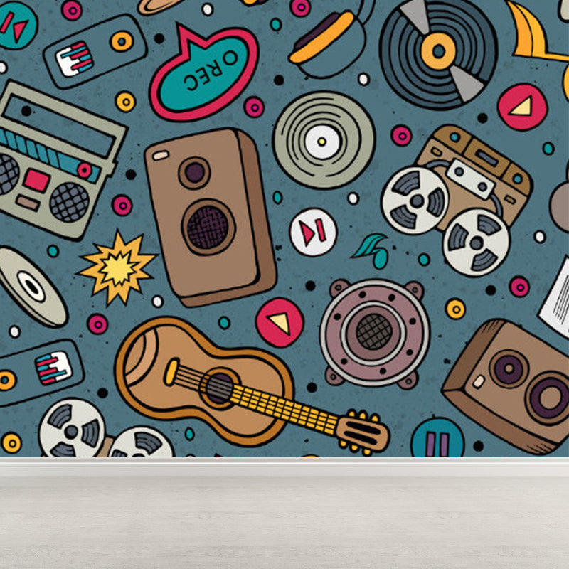 Stain Resistant Novel Pattern Mural Decal Non-Woven Modern Wall Decor for Sitting Room Clearhalo 'Wall Decor' 'Wall Mural' 1885121