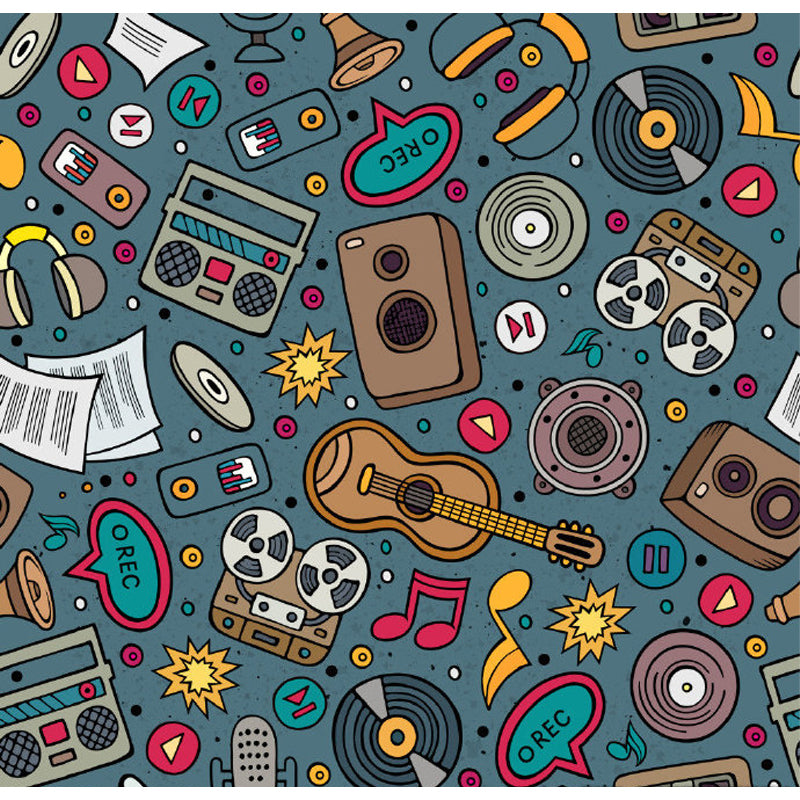 Stain Resistant Novel Pattern Mural Decal Non-Woven Modern Wall Decor for Sitting Room Clearhalo 'Wall Decor' 'Wall Mural' 1885122