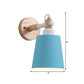 Nursing Room Bucket Wall Sconce Metal 1 Head Nordic Style Long Life Wall Lamp Clearhalo 'Wall Lamps & Sconces' 'Wall Lights' Lighting' 188516
