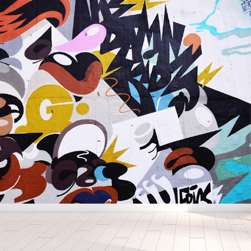 Non-Woven Decorative Wall Mural Modern Fashionable Pattern Wall Covering, Custom Printed Clearhalo 'Wall Decor' 'Wall Mural' 1885160