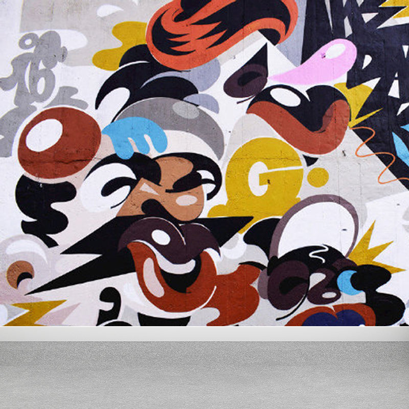 Non-Woven Decorative Wall Mural Modern Fashionable Pattern Wall Covering, Custom Printed Clearhalo 'Wall Decor' 'Wall Mural' 1885161