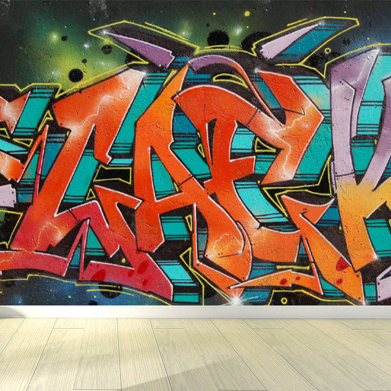 Non-Woven Decorative Wall Mural Modern Fashionable Pattern Wall Covering, Custom Printed Clearhalo 'Wall Decor' 'Wall Mural' 1885165