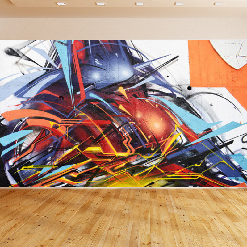 Soft Color Art Graphic Mural Stain Resistant Contemporary Drawing Room Wall Decor Clearhalo 'Wall Decor' 'Wall Mural' 1885200