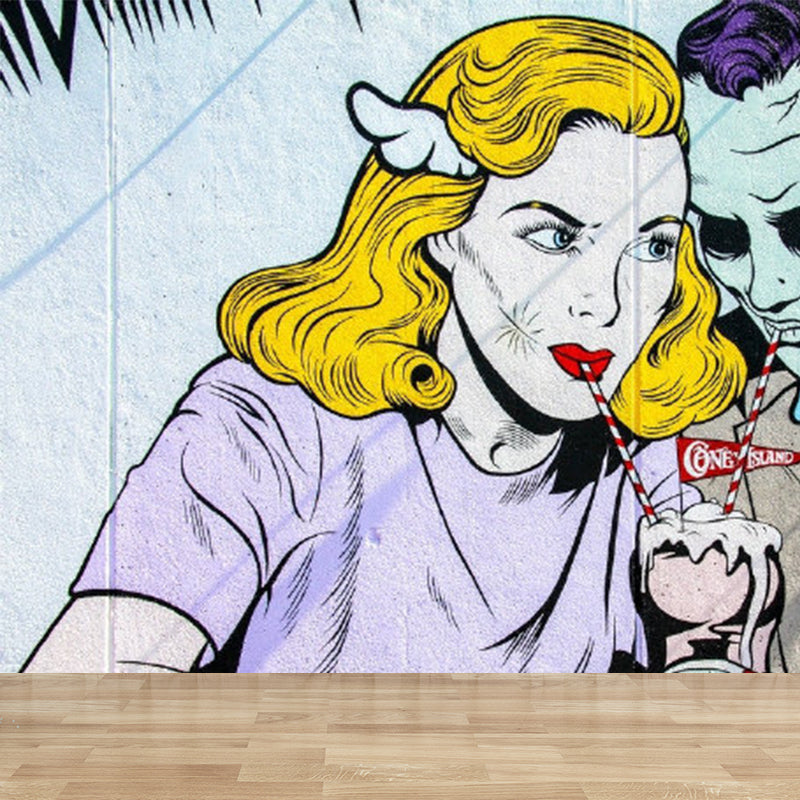 Non-Woven Ornamental Mural Decal Modern Fine Arts Graphic Wall Decor, Personalize Clearhalo 'Wall Decor' 'Wall Mural' 1885240