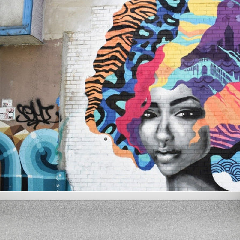 Non-Woven Ornamental Mural Decal Modern Fine Arts Graphic Wall Decor, Personalize Clearhalo 'Wall Decor' 'Wall Mural' 1885245