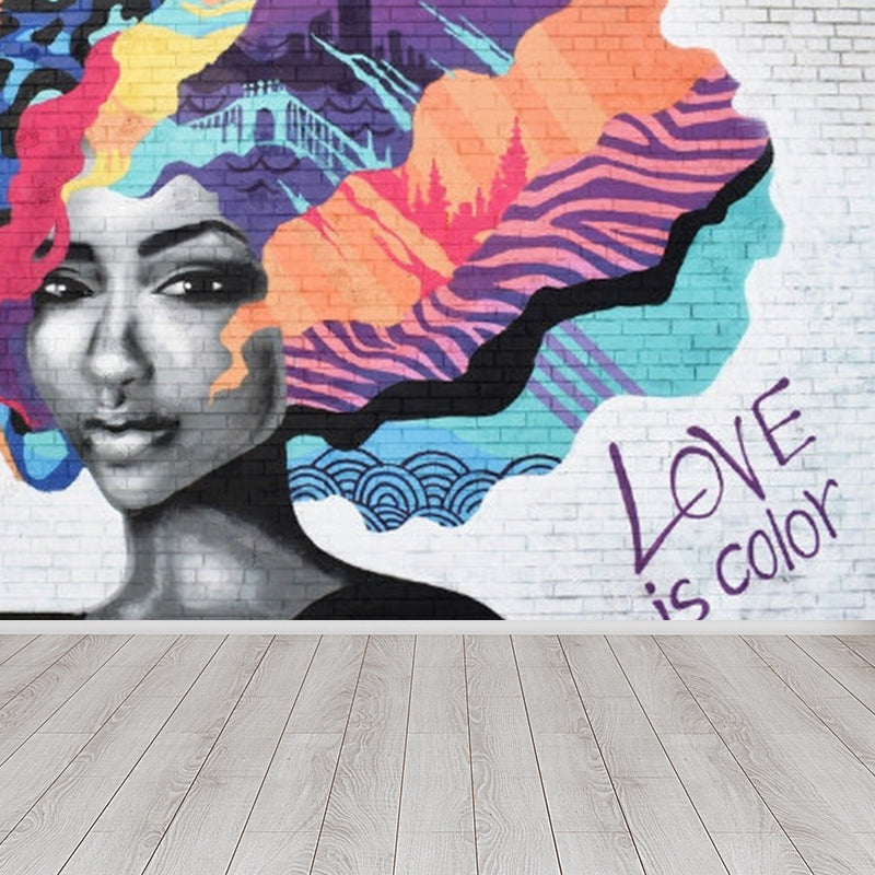 Non-Woven Ornamental Mural Decal Modern Fine Arts Graphic Wall Decor, Personalize Clearhalo 'Wall Decor' 'Wall Mural' 1885246