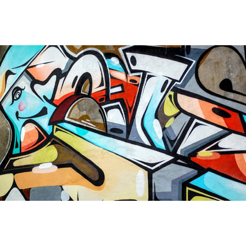 Full Size Illustration Modern Mural Wallpaper with Fashionable Graphic in Light Color Clearhalo 'Wall Decor' 'Wall Mural' 1885262