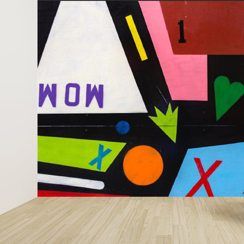 Landscape Mural Decal Modern Decorative Living Room Wall Covering, Custom Printed Clearhalo 'Wall Decor' 'Wall Mural' 1885296