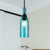 Wine Bottle Glass Hanging Light Vintage Stylish 1 Light Restaurant Ceiling Pendant Fixture in Red/Yellow Blue Clearhalo 'Ceiling Lights' 'Close To Ceiling Lights' 'Glass shade' 'Glass' 'Industrial Pendants' 'Industrial' 'Middle Century Pendants' 'Pendant Lights' 'Pendants' 'Tiffany' Lighting' 1885828