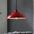 1 Light Hanging Lamp Vintage Style Double Bubble Metallic Suspension Lamp in Red/White for Coffee Shop Red Clearhalo 'Art Deco Pendants' 'Cast Iron' 'Ceiling Lights' 'Ceramic' 'Crystal' 'Industrial Pendants' 'Industrial' 'Metal' 'Middle Century Pendants' 'Pendant Lights' 'Pendants' 'Tiffany' Lighting' 1885982