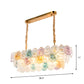 3-Tier Stained Glass Billiard Light 14 Lights Modern Island Chandelier for Hotel Restaurant Clearhalo 'Ceiling Lights' 'Island Lights' Lighting' 1886110