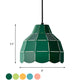 Scallop Dome Hanging Light Macaron Metal 1 Light Pink/Yellow/Blue Pendant Light for Living Room Clearhalo 'Ceiling Lights' 'Modern Pendants' 'Modern' 'Pendant Lights' 'Pendants' Lighting' 1886172