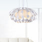 Black/White Globe Chandelier Modern 3 Lights White Glass Hanging Ceiling Lamp with Oval Iron Frame Clearhalo 'Ceiling Lights' 'Modern Pendants' 'Modern' 'Pendant Lights' 'Pendants' Lighting' 1886281