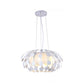 Black/White Globe Chandelier Modern 3 Lights White Glass Hanging Ceiling Lamp with Oval Iron Frame Clearhalo 'Ceiling Lights' 'Modern Pendants' 'Modern' 'Pendant Lights' 'Pendants' Lighting' 1886282