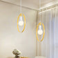 Nordic Geometry Rotatable Pendant Hanging Lamp 1-Light Metal Ceiling Light in Multi Colors Clearhalo 'Ceiling Lights' 'Modern Pendants' 'Modern' 'Pendant Lights' 'Pendants' Lighting' 1886303