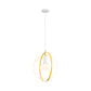 Nordic Geometry Rotatable Pendant Hanging Lamp 1-Light Metal Ceiling Light in Multi Colors Yellow Clearhalo 'Ceiling Lights' 'Modern Pendants' 'Modern' 'Pendant Lights' 'Pendants' Lighting' 1886304