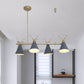 Restaurant Antler Design Island Lighting Metal Triple Light Nordic Black/Grey/White Chandelier Clearhalo 'Ceiling Lights' 'Island Lights' Lighting' 1886364