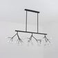 27 Bubbles Island Lighting Contemporary Metal Hanging Chandelier in Black Finish Clearhalo 'Ceiling Lights' 'Glass shade' 'Glass' 'Island Lights' Lighting' 1886585