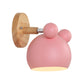 Rotatable Mouse Kid Bedroom Wall Light Metal 1 Head Macaron Loft Wall Sconce Clearhalo 'Wall Lamps & Sconces' 'Wall Lights' Lighting' 188664
