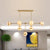 Gold/Silver Finish Orb Chandelier 9 Heads Post Modern Glass Shade Island Lighting for Restaurant Hotel Gold Clearhalo 'Ceiling Lights' 'Island Lights' Lighting' 1886817