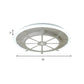 Metal Compass Flush Mount Light Dining Room Nautical Style Ceiling Lamp in White Finish Clearhalo 'Ceiling Lights' 'Close To Ceiling Lights' 'Close to ceiling' 'Flush mount' Lighting' 188735