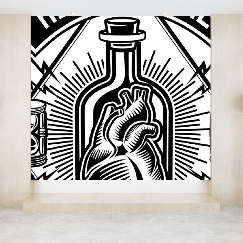 Light Color Art Pattern Mural Decal for Decoration Modern Living Room Wall Decor Clearhalo 'Wall Decor' 'Wall Mural' 1890547