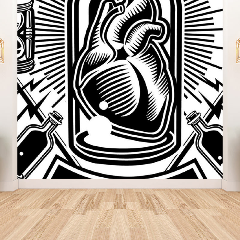 Light Color Art Pattern Mural Decal for Decoration Modern Living Room Wall Decor Clearhalo 'Wall Decor' 'Wall Mural' 1890548