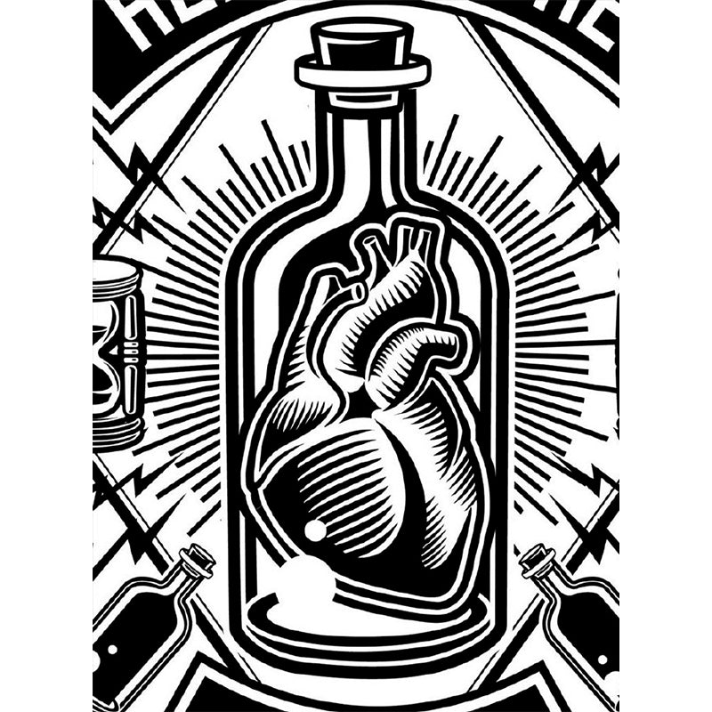 Light Color Art Pattern Mural Decal for Decoration Modern Living Room Wall Decor Clearhalo 'Wall Decor' 'Wall Mural' 1890549