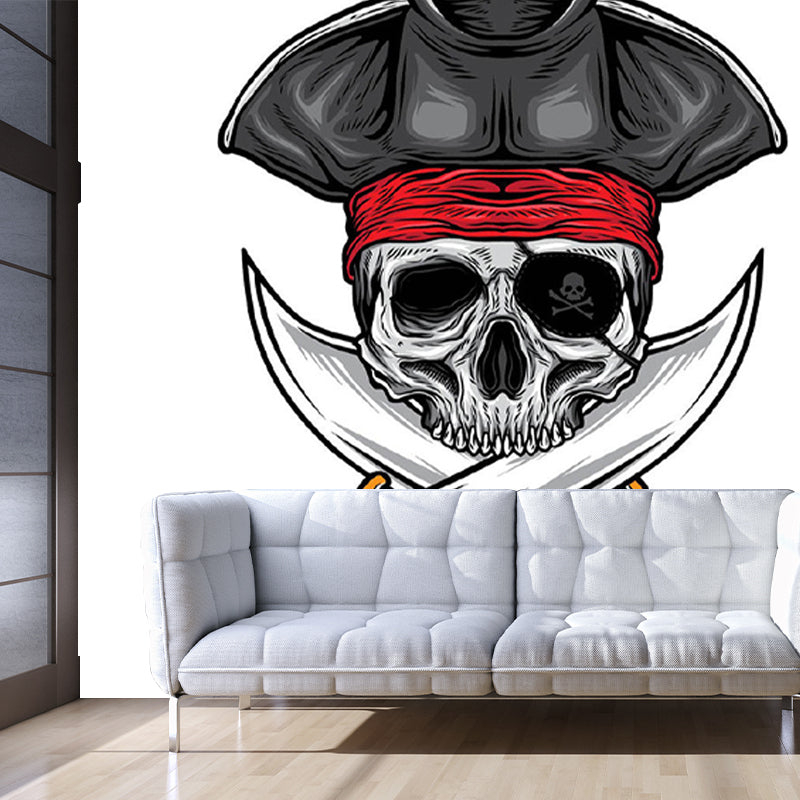 Light Color Art Pattern Mural Decal for Decoration Modern Living Room Wall Decor Clearhalo 'Wall Decor' 'Wall Mural' 1890553