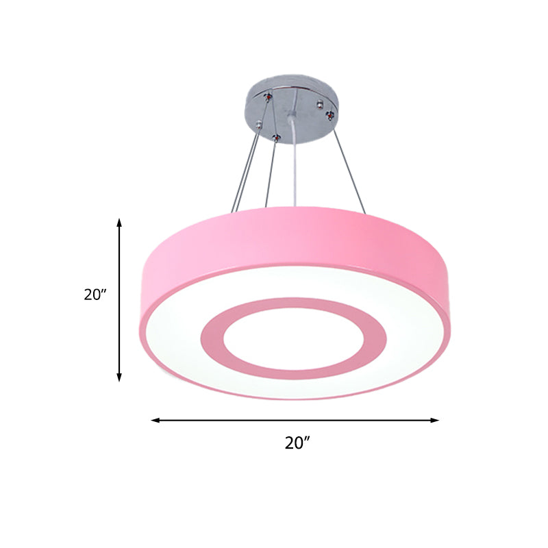 Macaron Colored Lollipop Hanging Light Kids Acrylic LED Pendant Light for Nursing Room Clearhalo 'Ceiling Lights' 'Pendant Lights' 'Pendants' Lighting' 189410