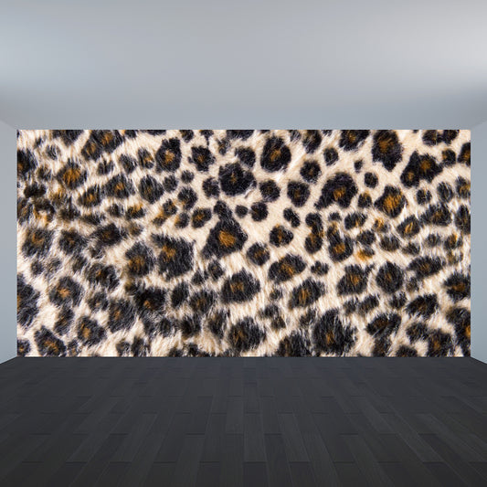 Modern Animal Print Wallpaper Mural Dark Color Living Room Wall Art, Made to Measure Clearhalo 'Wall Decor' 'Wall Mural' 1895714